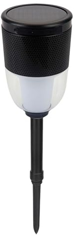 VFM e-Store - Solar Light Wireless Speaker 9-10 Hour Charge Time Automatic Sensor- Camping, Travel Holiday Accessories for Summer - 11cm X 20cm Multi X 1