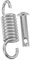 iplusmile Egg Chair Spring Hook: Heavy Duty Stainless Steel Φ16*70 Pin φ6.5*φ34*130 Extension Spring Hanging Hook for Egg Chair Hammock Trampolines and Porch Swing