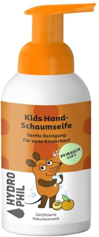Hydrophil Kids Hand-Schaumseife, Maus Pfirsich, 250ml (10)