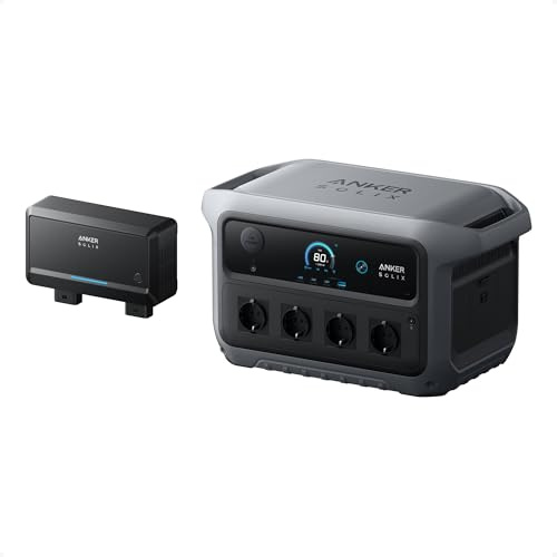 Anker SOLIX C2000 Gen 2, 2400W 2048Wh Power Station with Alternator Charger