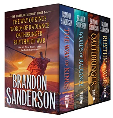 Stormlight Archive: The Way of Kings / Words of Radiance / Oathbringer / Rhythm of War (Stormlight Archive, 1-4)