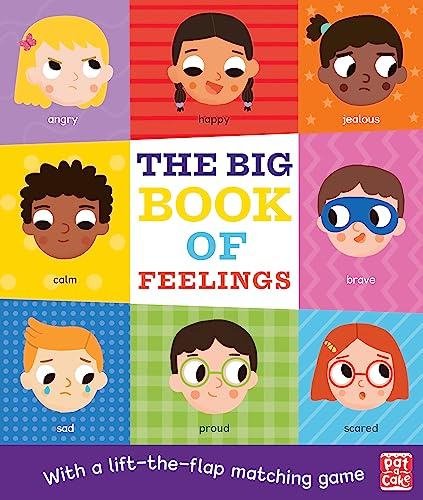 The Big Book of Feelings: A board book with a lift-the-flap matching game (First 100)