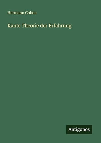 Kants Theorie der Erfahrung