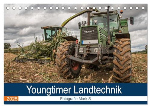 Youngtimer Landtechnik (Tischkalender 2025 DIN A5 quer), CALVENDO Monatskalender: Für Fans älterer landwirtschaftlicher Maschinen die noch lange nicht ... voll im Dienst stehen (CALVENDO Technologie)