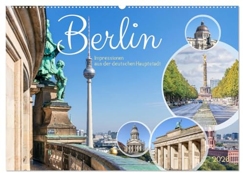 Berlin - Impressionen aus der deutschen Hauptstadt (Wandkalender 2026 DIN A2 quer), CALVENDO Monatskalender: Visuelles Abenteuer der einzigartigen Atmosphäre Berlins. (CALVENDO Orte)