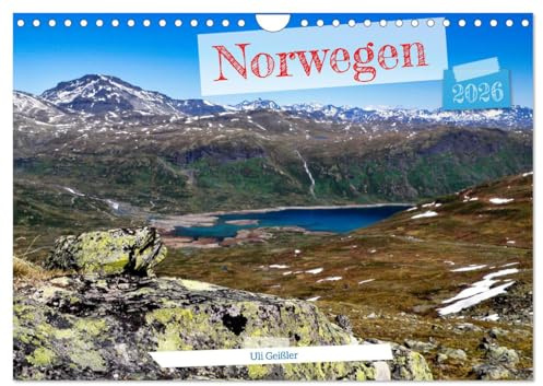 Norwegen Wanderbar (Wandkalender 2026 DIN A4 quer), CALVENDO Monatskalender: Wanderparadies im nordischen Königreich (CALVENDO Natur)
