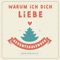 Warum ich dich liebe: Adventskalenderbuch mit Herz - Ausfüllen, Verschenken und Liebhaben - 24 personalisierte Liebesbotschaften im Advent