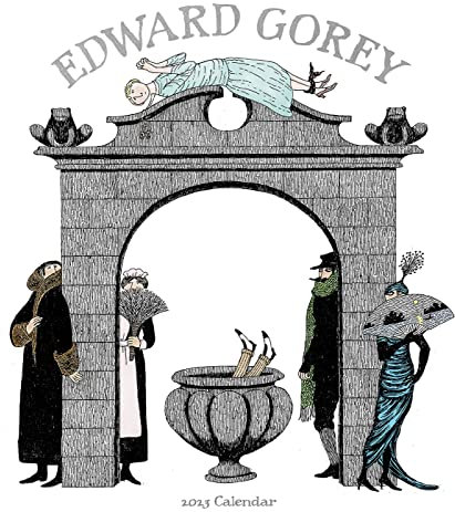 EDWARD GOREY 2023 WALL CALENDAR