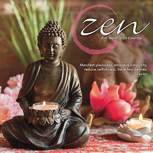 2024 Zen Mini Wall Calendar
