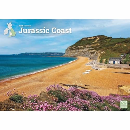 Jurassic Coast A4 Calendar 2025