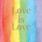 Graphique Wandkalender 2024 Love is Love | 30,5 x 30,5 cm | dickes Papier | Organizer für Zuhause und Büro | großes Monatsraster | 3 Sprachen & markierte Feiertage | 4 Monate Vorschauseite für 2025