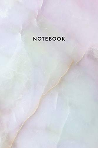 Notebook: Rose Quartz Marble - Notizbuch in moderner Marmor Optik | ca. DIN A5 (6x9''), blanko, 108 Seiten, Rosenquarz | für Notizen, Termine und ... Organizer, Kalender, Semesterplaner, Journal