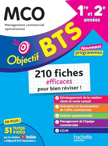 Objectif BTS MCO - 210 fiches efficaces pour bien réviser - 2026