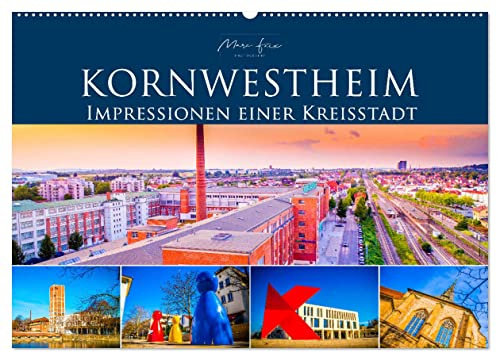 Kornwestheim - Impressionen einer Kreisstadt (Wandkalender 2026 DIN A2 quer), CALVENDO Monatskalender: Das malerische Kornwestheim in zwölf beeindruckenden Aufnahmen (CALVENDO Orte)