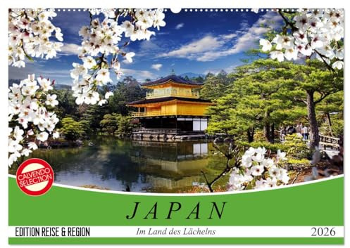 Japan. Im Land des Lächelns (Wandkalender 2026 DIN A2 quer), CALVENDO Monatskalender: Japans pulsierendes Leben inmitten von Tradition und Moderne (CALVENDO Orte)