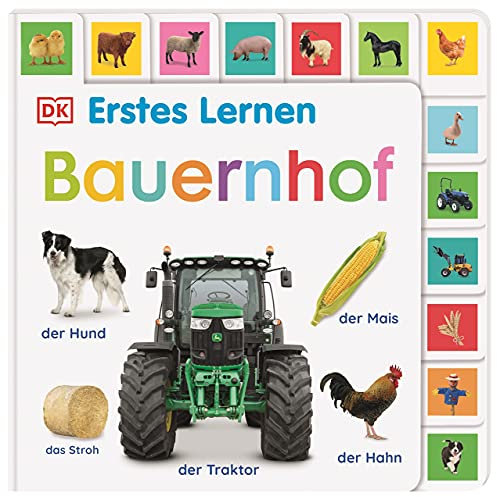 Erstes Lernen. Bauernhof: Pappbilderbuch mit Griff-Register und über 160 Fotos ab 1 Jahr