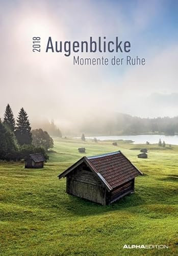 Augenblicke - Momente der Ruhe 2018 - Bildkalender (24 x 34) - Meditationskalender 2018: Terminkalender