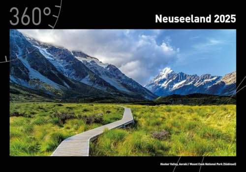 360° Neuseeland Premiumkalender 2025 (360° Premiumkalender 2025: (50 x 35 cm))