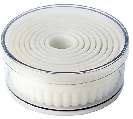 Schneider Gt140 dentelé Emporte-pièces ronds (lot de 9)