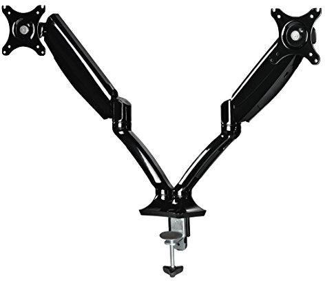 Hama Monitorarm für 2 Monitore 66 cm (26 Zoll), Druckfeder, 2 Arme