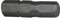 Faithfull Hex 8 S2 Grade Steel Screwdriver Bits x 25mm Pack of 3