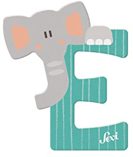 Sevi 83005 Buchstaben E Elefant Mehrfarbig ca. 10 x 7,5 cm