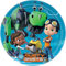 amscan 9904156 8 Papierteller Rusty Rivets, Mehrfarbig
