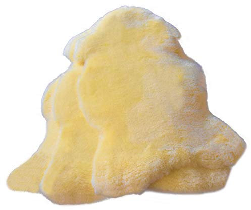 Moro-Design Baby Lammfell medizinisch gegerbt Babyfell Schaffell Naturfell Lambskin waschbar (111-120cm)
