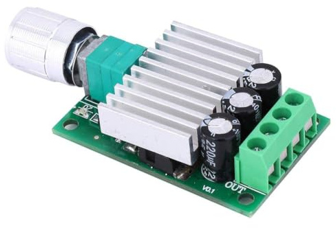10-A-PWM-DC-Motordrehzahlregelmodul, Dimmschalter für Hochgeschwindigkeitsregelung, 12-30 V, einstellbarer Spannungsregler(PWM-Geschwindigkeitsregler)