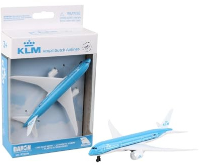 herpa 86RT-2384 - Aeroplano Singolo KLM, Boeing 787, Modellino di Aereo Dettagliato in Plastica e Metallo, Modellismo in Miniatura, Collezionismo, Gioco, Multicolore - Scala 1:500