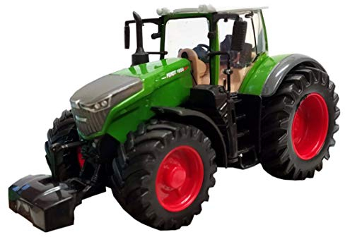 Bburago Farm Traktor mit Schwungrad Antrieb (10cm, Maßstab 1:43) (Fendt 1050 Vario)