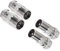 2PCS RF Female Socket to F Type Screw Male Plug Adapter Converter, 2PCS F Type Male to Antenna Male RF Coax Adapter Connector for Satellite TV DVR