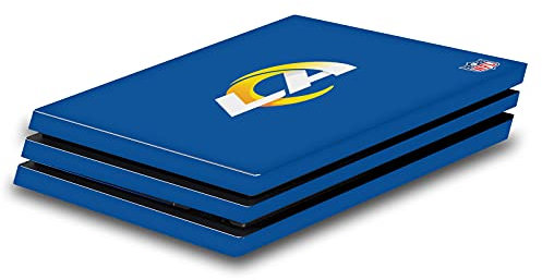 Head Case Designs Offizielle NFL Einfach Los Angeles Rams Vinyl Haut Gaming Aufkleber Abziehbild Abdeckung kompatibel mit Sony Playstation 4 PS4 Pro Console