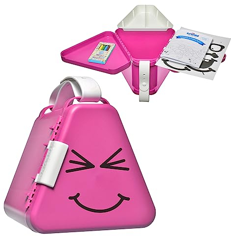 Trunki Table d'Activités Bébé Enfants TeeBee et Rangement Jouet Enfant de Voyage pour Siège de Voiture ou en Déplacement – Tablette Voiture Enfants Rose