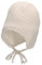 Sterntaler Mädchen Gots Knitted Hat With Ties mütze, ecru, 47 EU