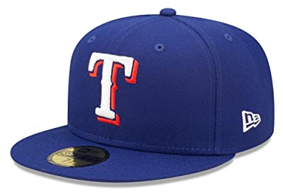 New Era Texas Rangers MLB AC Performance EMEA Blue 59Fifty Basecap - 7 1/8-57cm (M)