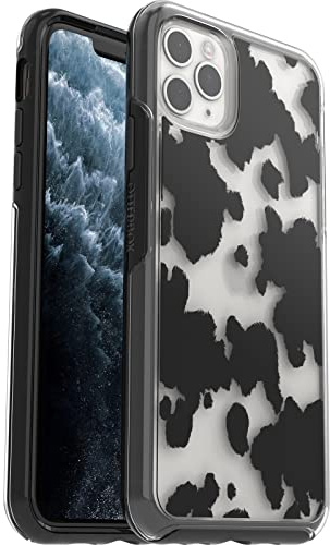 OtterBox Schutzhülle für iPhone 11 Pro Max und iPhone XS Max Symmetry Serie, Kuhmuster, ultradünn, kompatibel mit kabellosem Laden, erhöhte Kanten schützen Kamera und Bildschirm
