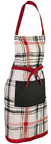 Boston International Unisex Baumwolle Küchenschürze, Boston Plaid, One Size