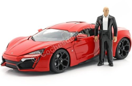 Jada The Fast and Furious Hollywood Rides 1/18 Lykan Hypersport avec Dom figurine