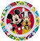 Plato infantil reutilizable de plástico apto para microondas de Mickey Mouse