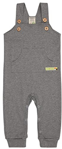 loud + proud Unisex Baby Latzhose, Gots Zertifiziert Baby- und Kleinkind-Strampelanzug