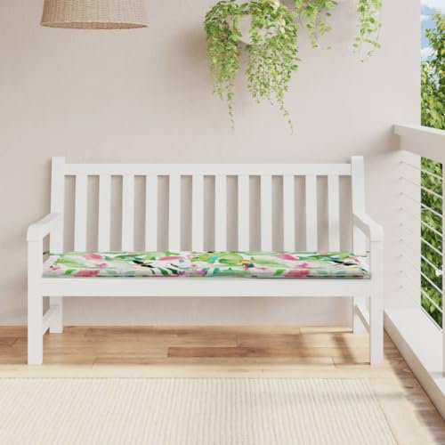 INLIFE Gartenbank-Auflage Mehrfarbig 150x50x3 cm Oxford-Gewebe,0,9 KG,361159