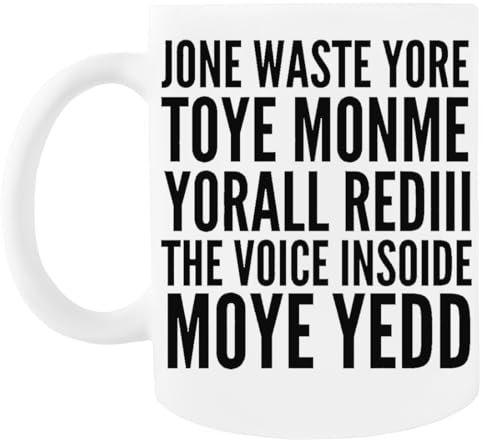 Jone Waste Yore Toye Monme Weiße Kaffeetasse Aus Keramik