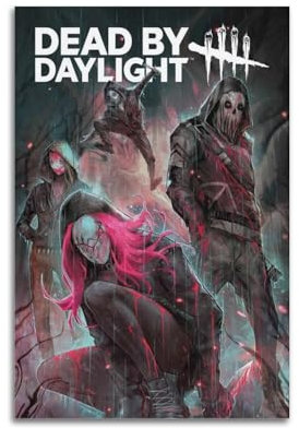 TWFSRXVWTS Poster Dead by Daylight, Videospiel-Cover, Poster, dekorative Malerei, Leinwand, Wandposter und Kunstdruck, moderne Familienschlafzimmer-Dekoration, Poster, 20 x 30 cm