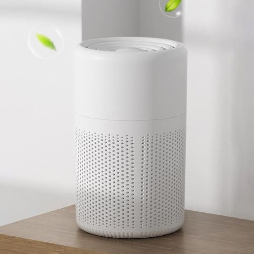Air-Purifier For Bedroom Home, Freshener Purifier With True HEPA Filter,Sleep Mode With Night Light For Home Bedroom, Kitchen And Office