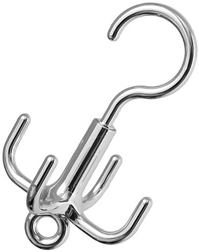 CRILSTYLEO Drehbarer Kleiderhaken Mit 4 Krallen Design Praktischer Organizer Für Gürtel Taschen Und Hüte Ideal Für Schrankaufbewahrung Platzsparende ösung Für Ihre Garderobe