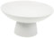 ULTECHNOVO Blanco de Cerámica Base Alta Bandeja para Servir Frutas y Dulces Plato Decorativo para Mesa para Postres y Aperitivos 1 Piezas