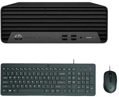 HP ProDesk 400 G7 SFF PC Computer Desktop Intel i5-10400F Ram 16Gb DDR4 SSD 512Gb Scheda Video AMD Radeon HD7450 1Gb Windows 11 + Mouse e Tastiera