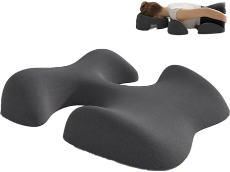 Generisch Ergonomisches Gesichtskissen mit Aussparung, Lagerungskissen für Massage und Physiotherapie, Komfortkissen für Brust- und Bauchlage, Höhenverstellbar (A)