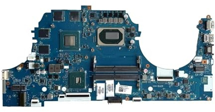 L92730-601 Usado for portátil For HP Pavilion Gaming de 17 Pulgadas, Placa Base GPC70 LA-J651P con i7-10750H + GTX 1650Ti DDR4, Replacement Part